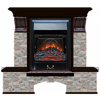 Бостон К Грот цветной (венге)+Majestic Black