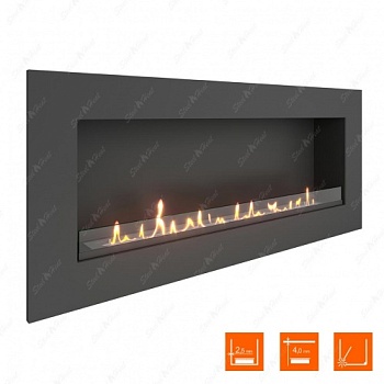 Биокамин SteelHeat GRAND 1500 XL стекло