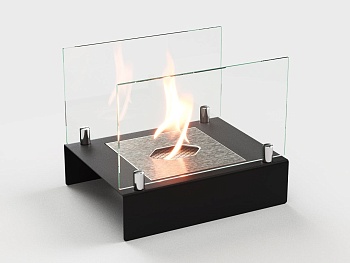 Настольный биокамин Lux Fire "Арлекино" M Чёрный