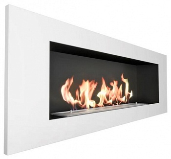Биокамин ZeFire Elliot 1200 с белой рамкой