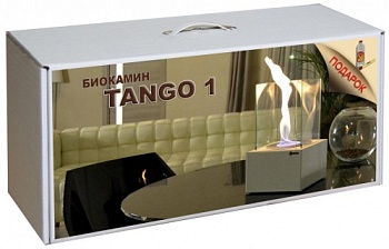 Набор с биокамином TANGO 1, биотопливом(1шт.х1.5л.) гранит, зажигалкой