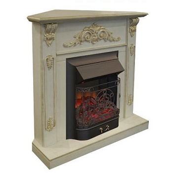 Anita corner (белый дуб с патиной)+Majestic Lux BL S