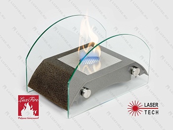 Настольный биокамин Lux Fire "Мост" S (бронза)