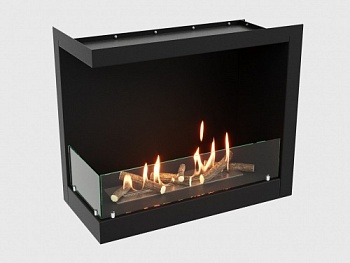 Встроенный биокамин Lux Fire Угловой 755 М (левый угол)