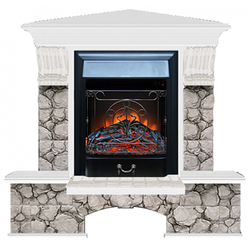 Бостон К Карелия угловой (белый)+Majestic Black