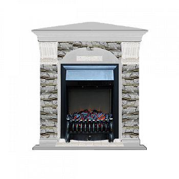 Арочный Алтай угловой (беленый дуб)+Fobos Black