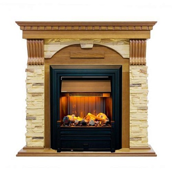 Dublin арочный сланец (дуб)+Brookline Black