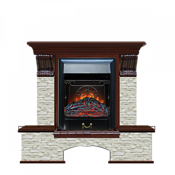 Бостон К Грот однотонный (красное дерево)+Majestic Black