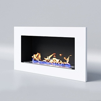 Биокамин "Русский огонь" Блонд 800V встраиваемый с защитным стеклом