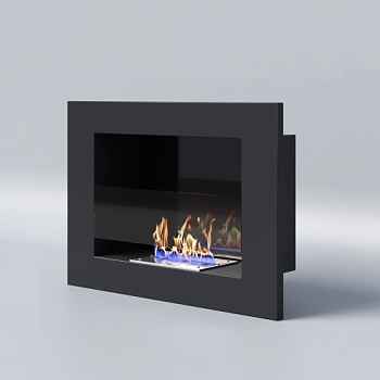 Биокамин "Русский огонь" Лайт 550V встраиваемый с защитным и декоративным стеклом