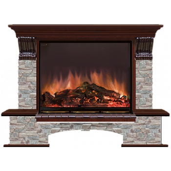 Бостон Грот цветной (красное дерево)+Arte 33