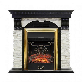 Dublin арочный сланец белый (венге)+Majestic FX Brass