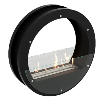Настенный биокамин Lux Fire "Иллюзион 800 Н" S (черный)