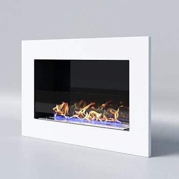 Биокамин "Русский огонь" Блонд 800V встраиваемый (высота 500мм.) с декоративным стеклом (стемалитом)