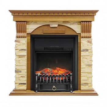 Dublin арочный сланец (дуб)+Fobos FX Black