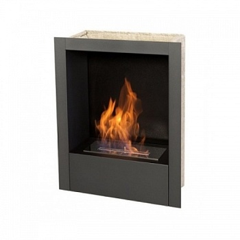 Биокамин вставка в портал Silver Smith Shell