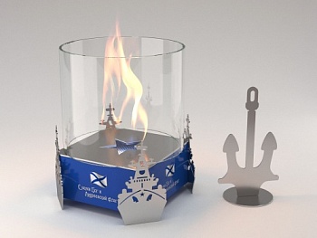 Биокамин настольный Lux Fire "ВОЕННО-МОРСКОЙ ФЛОТ"