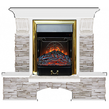 Бостон К Мисхор (белый)+Majestic Brass