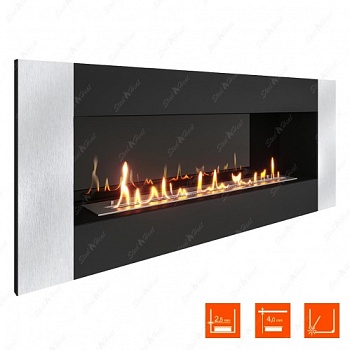 Биокамин SteelHeat GRAND-V 1200 XL стемалит