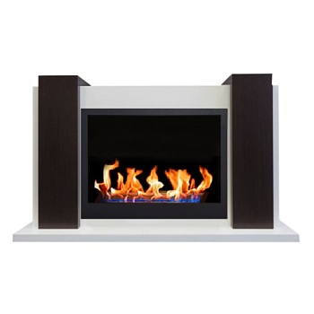 Биокамин в портале "Русский огонь" Манхэттен с защитным стеклом