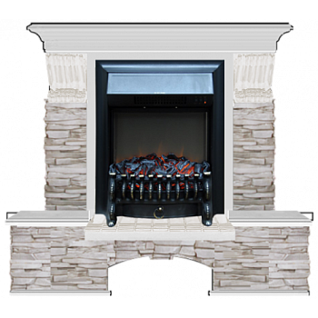 Бостон К Мисхор (беленый дуб)+Fobos Black