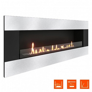 Биокамин SteelHeat GRAND-H 1200 XL стекло