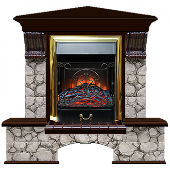 Бостон К Карелия угловой (дуб)+Majestic Brass