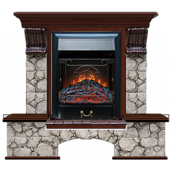 Бостон К Карелия (красное дерево)+Majestic Black