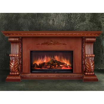 Электрокамин «Сенатор» (мокко)+Premier S86