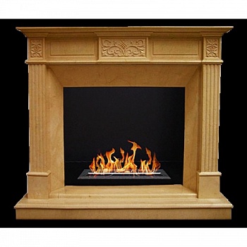 Биокамин ZeFire Leo мрамор