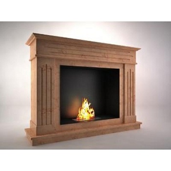 Биокамин FireBird ВАРШАВА мрамор CREMA NOVA