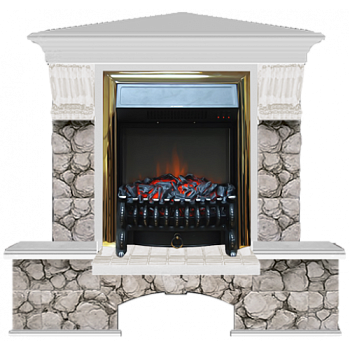 Бостон К Карелия угловой (беленый дуб)+Fobos Brass