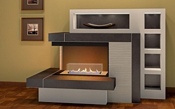 Встраиваемый биокамин Spartherm ebios-fire 2L чёрный