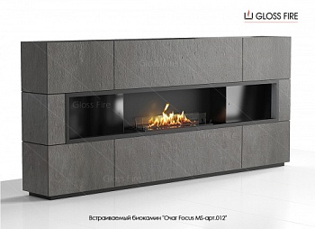 Встраиваемый биокамин Очаг Focus MS-арт.012