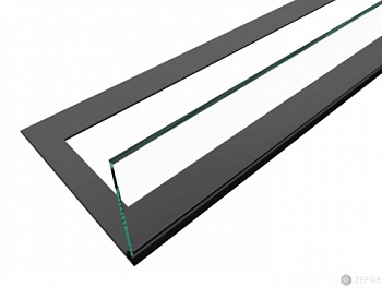 Стекло для биокамина Standart 480 для встраивания в портал