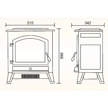 Электрокамин EFP/F - 200RC