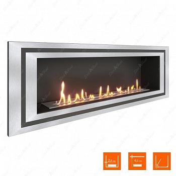 Биокамин SteelHeat LONG-D 1200 XL