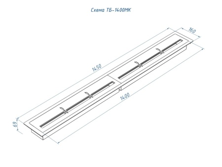 Топливный блок GOOD FIRE 1400 МУ по цене 82 100 руб.