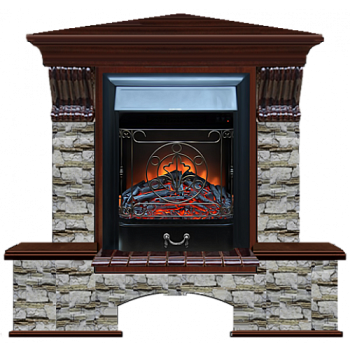 Бостон К Алтай угловой (красное дерево)+Majestic Black