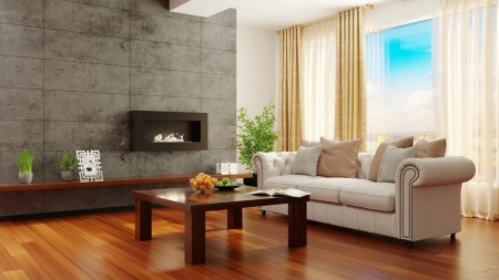 Биокамин "Русский огонь" Лофт 900N настенный с защитным стеклом по цене 27 250 руб.