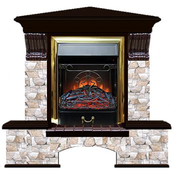 Бостон К Арбат угловой (венге)+Majestic Brass