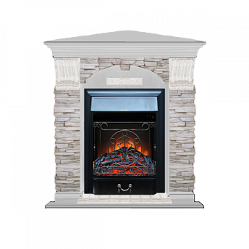 Арочный Мисхор угловой (беленый дуб)+Majestic Black